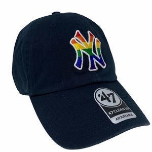 new york yankees rainbow hat